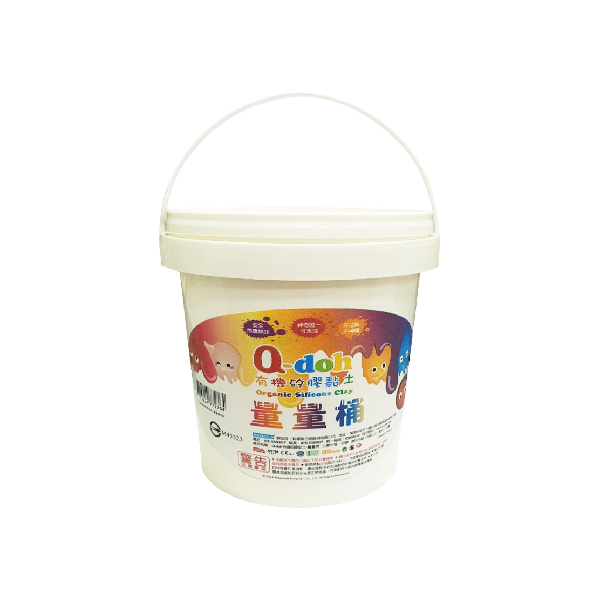 Q-doh超柔軟有機矽膠黏土量量桶 2.5kg 16色可選擇