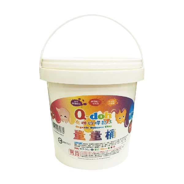 Q-doh超柔軟有機矽膠黏土量量桶 5kg 16色可選擇